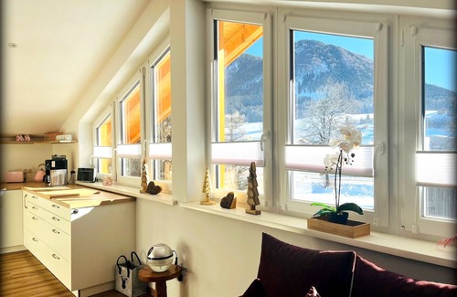 Buching Apartment | 5-Star Chalet Apartment with Castle Views & Spa Amenities