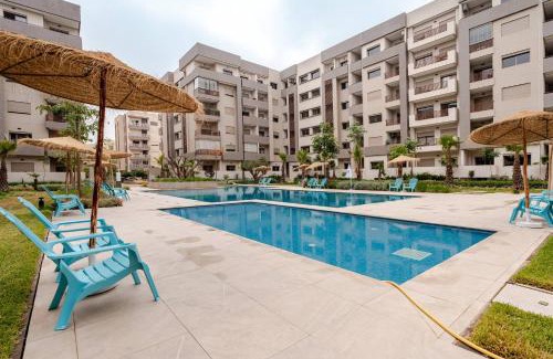 Nouaceur Apartment | 5 min from airport, 1 bedroom, balcony, pools