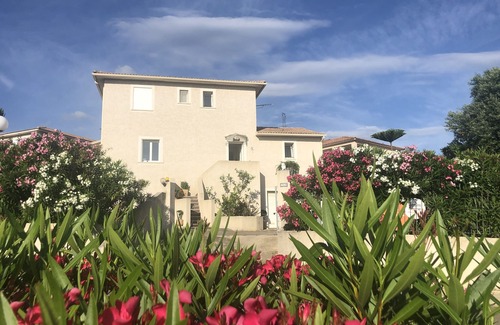 Biguglia Villa | Inviting Villa with Pool and Ocean View, 5 Min to Beach
