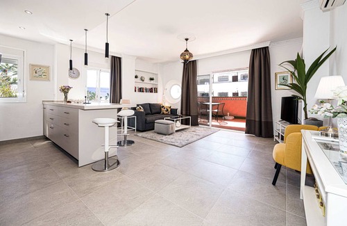 Nerja Apartment | Charming Toboso 1 with Oceanfront Views and Kitchen Access