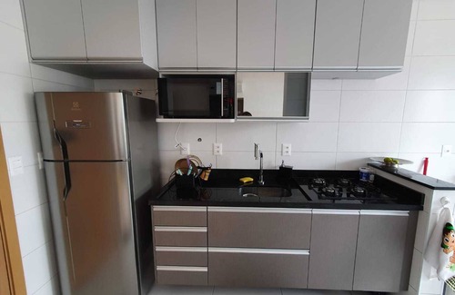Embare Apartment | Steps from Embaré Beach: Family-Friendly Getaway in Santos