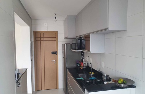 Embare Apartment | Steps from Embaré Beach: Family-Friendly Getaway in Santos
