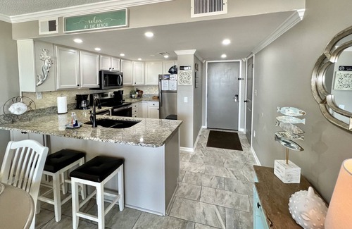 Gulf Shores Condo | 507 "A" Relaxing Bliss: Oceanfront Pool & Spa Retreat