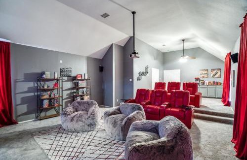 Rowlett Villa | Family-Friendly Retreat: Pool, Games & Theater Awaits