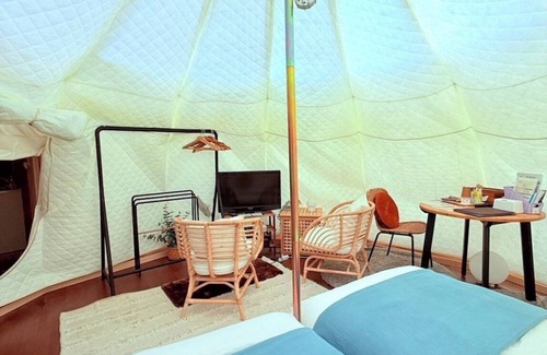 Futo Cabin | 5m bell tent A overlooking Sagami Bay for 2 peopl/Ito Shizuoka