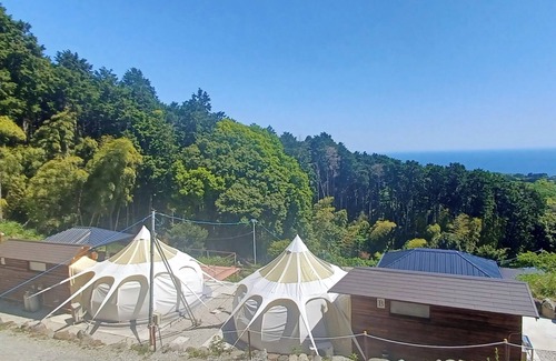 Futo Cabin | 5m bell tent B overlooking Sagami Bay for 2 peopl/Ito Shizuoka