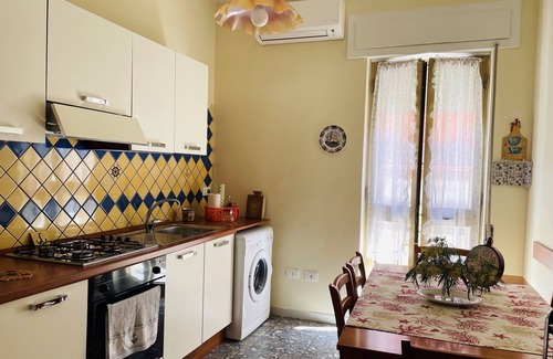 Porto Torres Apartment | Beach Center Getaway: Emy Mare with Ocean Views & Spa