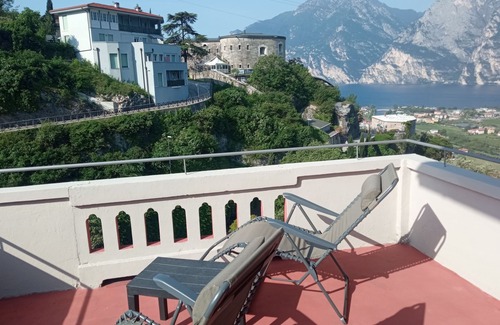Torbole sul Garda Villa | Inviting Double Room with Large Balcony Over Lake Torbole