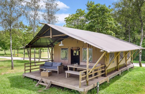 Saarburg RV Rental | Cozy 6-Person Safari Tent at Landal Warsberg Holiday Park