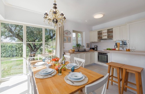Sveti Lovrec Villa | Ideal Family Getaway: Poolside Sea View & Game Room