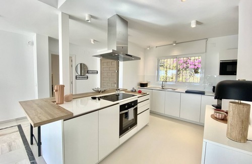 Mijas Villa | Elegant Boho Chic Villa with Private Pool & Spa Retreat