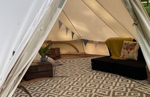 Foxley RV Rental | River View Luxury Bell Tent - Perfect for Family Getaways