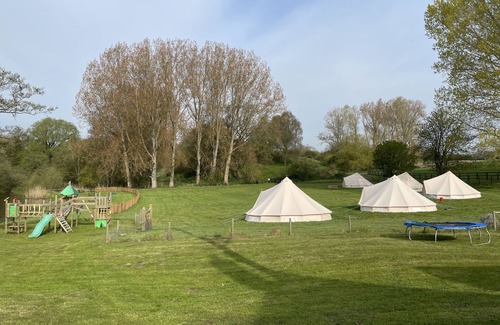 Foxley RV Rental | River View Luxury Bell Tent - Perfect for Family Getaways