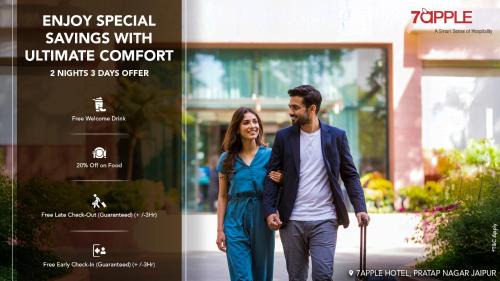 Tonk Road Hotel | Convenient Stay at 7 Apple Hotel, Pratap Nagar, Jaipur