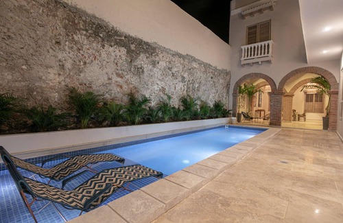 Cartagena Walled City House | Stunning 7 Bedroom Retreat with Private Pool in Walled City