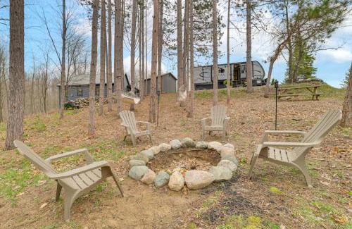Rapid City House | 7 Mi to Torch Lake Peaceful Retreat with Fire Pit!