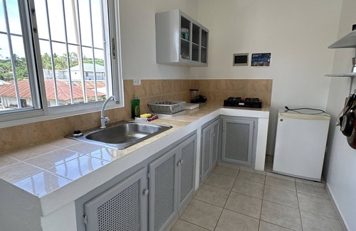 Las Terrenas Apartment | Private Bathroom and City Views at Vikram Apartment