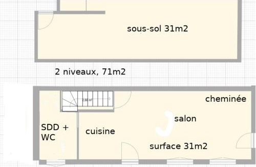 Chalons-en-Champagne Apartment | Romantic 71m2 Cave in Champagne - Rated 8.7/10 & Breakfast