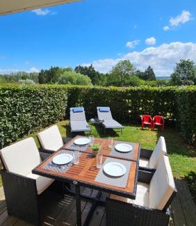 Saint-Arnoult Apartment | Charming Retreat Near Deauville with Heated Pool & Ocean View