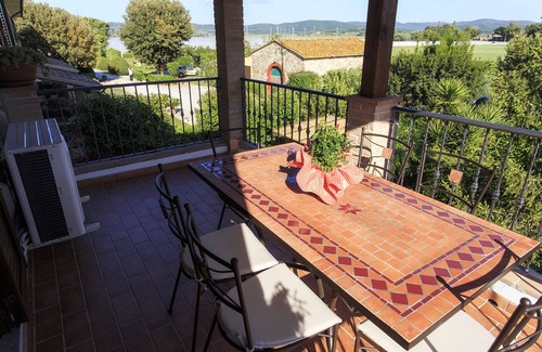 Campiglia Marittima House | Ribocchi Holiday Home: 3-Room Apartment with Pool & Ocean View