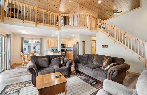 Northeastern Michigan Resort | Beachfront A-Frame with Lake Huron Views & Spa Amenities