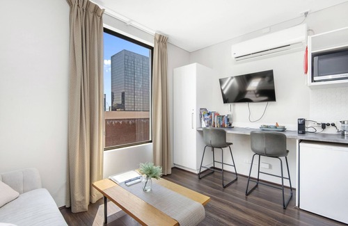 East Perth Apartment | Inviting 802 Sweet Serenity Studio with High-Floor Views