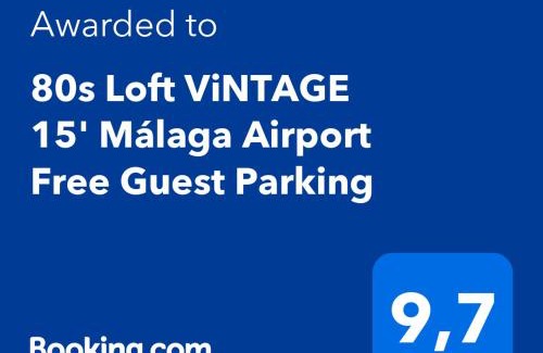 Alhaurin de la Torre Apartment | Stylish 80s Loft ViNTAGE Near Málaga Airport with Breakfast