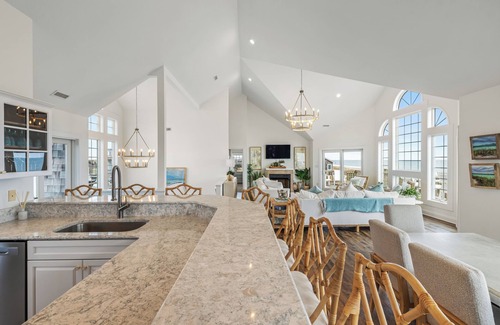 Frisco House | Oceanfront Retreat in OBX with Pool & Hot Tub Access