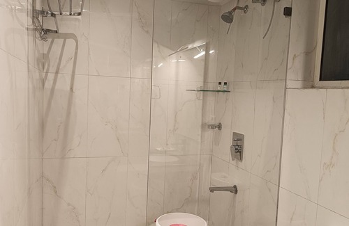 Gomti Nagar Apartment | Inviting 9-Bedroom Retreat with Pool and Scenic Terrace