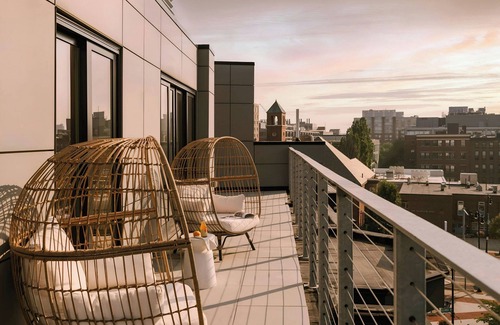 Central Square Apartment | Welcoming Sonder 907 Main: Family-Friendly with Spa Access