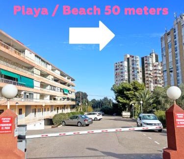 L'Albufereta Apartment | Just Steps from the Beach with Free Private Parking
