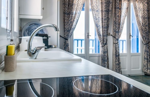 Apollonia Apartment | Experience Sunset Views from Your Private Balcony Retreat