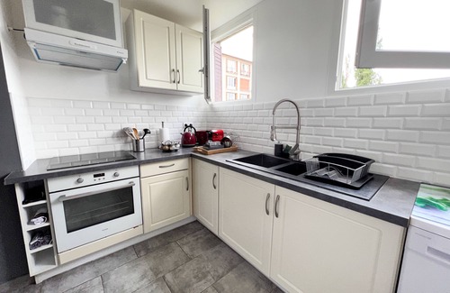 Evreux Apartment | Relax in Evreux: Entire Apartment with Family-Friendly Perks