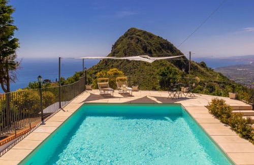 Castelmola Villa | Prime Oceanfront Retreat at A casa dù Rumanu - Taormina