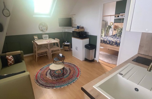 Sainte-Therese-Demi-Lune Apartment | A cocoon in the presbytery (with private parking)
