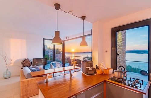 Vela Luka Villa | Tranquil Oceanfront Escape with Spa and Private Pool