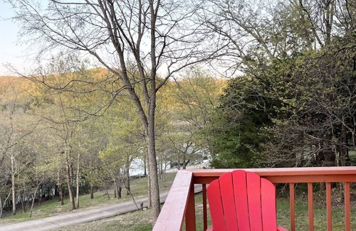 Indian Point Cabin | Pet-Friendly A-Frame Cabin with Lake View & Pool Access