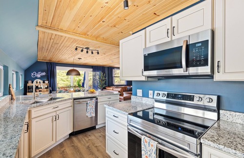 West Branch Cottage | A-Frame Escape - Hot Tub, Lake Views, Game Room