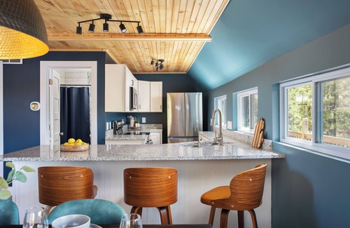 West Branch Cottage | A-Frame Escape - Hot Tub, Lake Views, Game Room