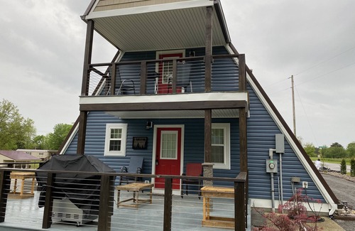 Falls of Rough House | Cozy A-Frame of Mind: Your Lakeside Retreat Awaits!