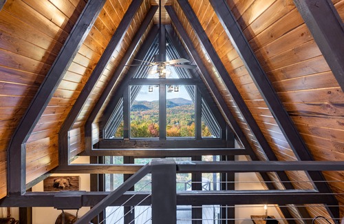 Jeffersonville Ski Chalet | Top-Rated A Frame on the Ridge by Smuggler's Notch