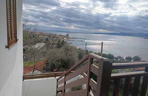 Ouranoupoli Apartment | Oceanfront Bliss at A Fringe Of Blue - 4-Star Gem