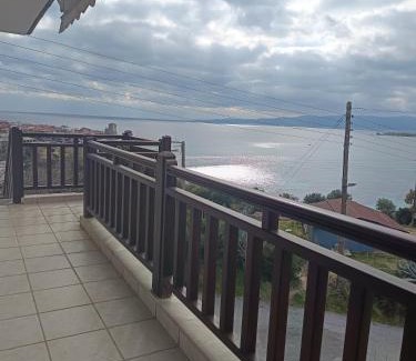 Ouranoupoli Apartment | Oceanfront Bliss at A Fringe Of Blue - 4-Star Gem