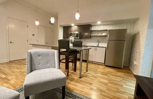 Old Market Apartment | Historic Atrium Loft in Old Market - Rated 9/10 by Guests