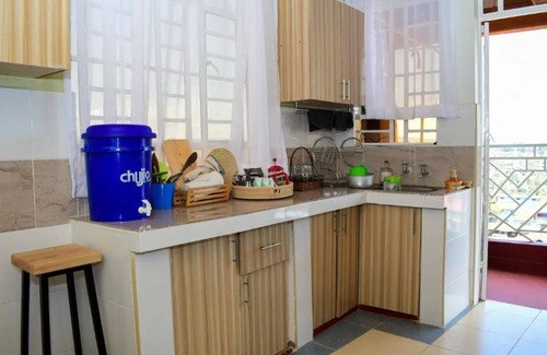 Nyeri Apartment | Rustic Chic Escape at A+I Skyview for Family Getaways