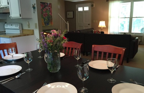 Leland Cottage | Beautiful Leland Retreat: Steps to Beach & Group Friendly