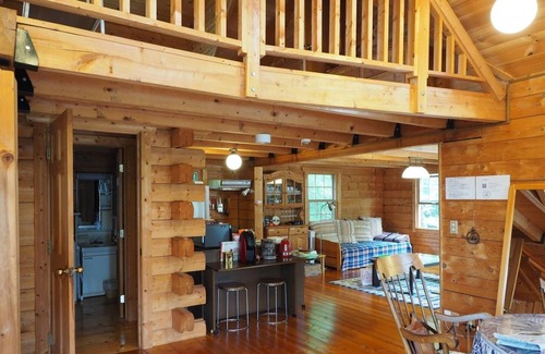 Hoki-cho House | Cozy Log House for Glamping in Yonago, Tottori