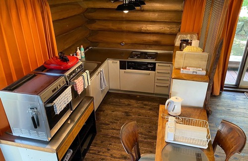 Oyabu Cho Cottage | Cozy Log House in Sakaide Kagawa with Pool & Breakfast