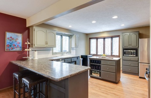 Webster House | Expansive Estate with Spa and Nature Views Near MSP