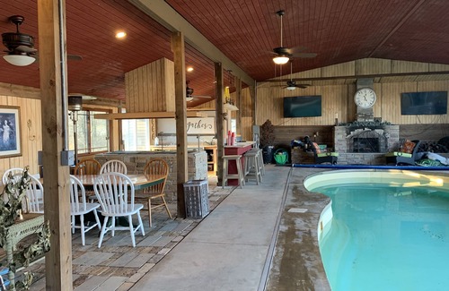 Morton House | Elegant Mansion with Indoor Pool and Private Theater